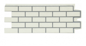 Фасадная панель Grand Line состаренный кирпич Премиум пломбир