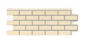 Фасадная панель Grand Line состаренный кирпич Премиум шампань