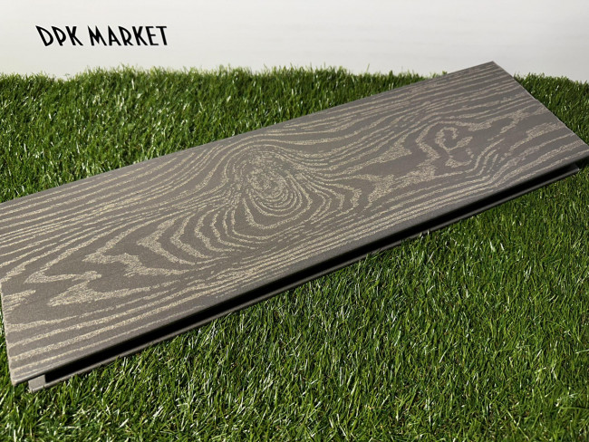 Террасная доска из ДПК Savewood Fagus тангенциальный распил пепельный