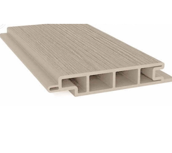 Террасная доска из ДПК Savewood Padus радиальный распил бежевый